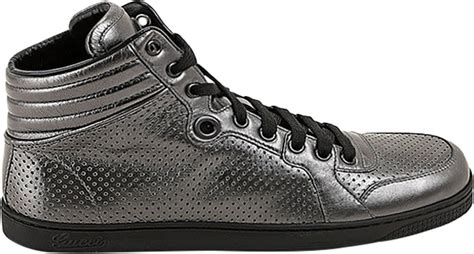 Buy Gucci Perforated Nappa High Top 'Anthracite' 